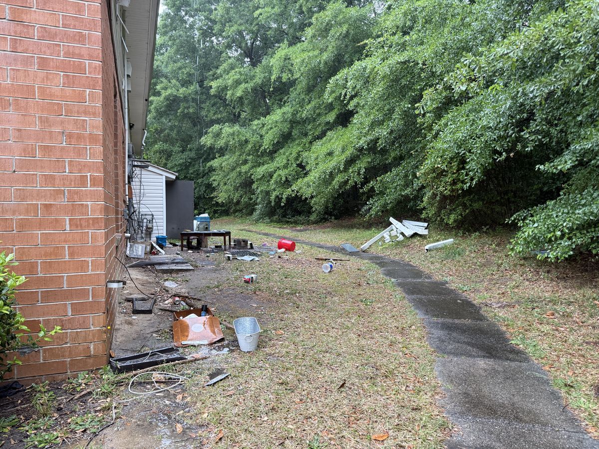 Property condition before cleanup