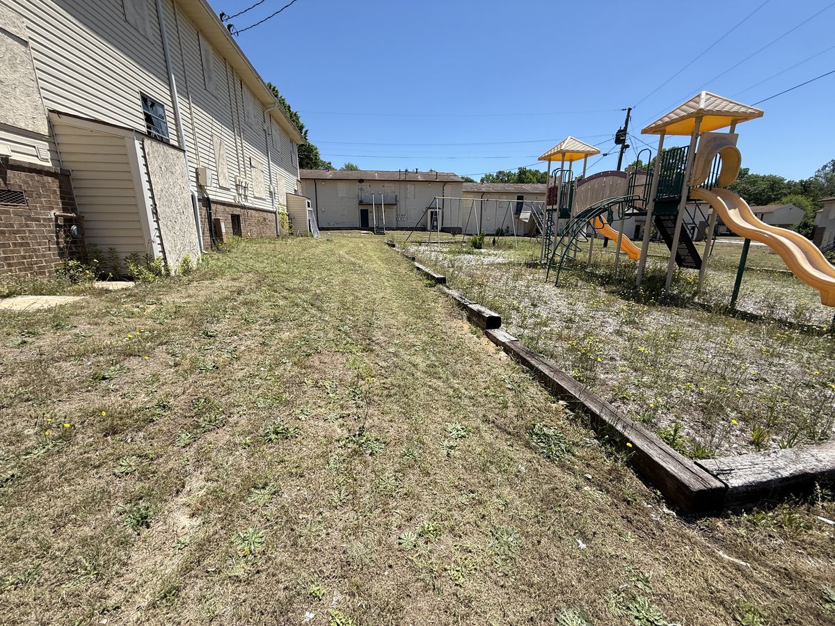 Grounds maintenance at multifamily property