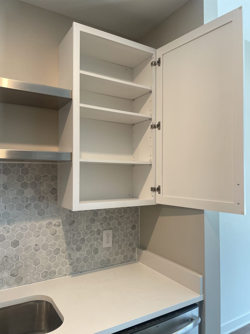 Make ready interior on a multifamily unit turn