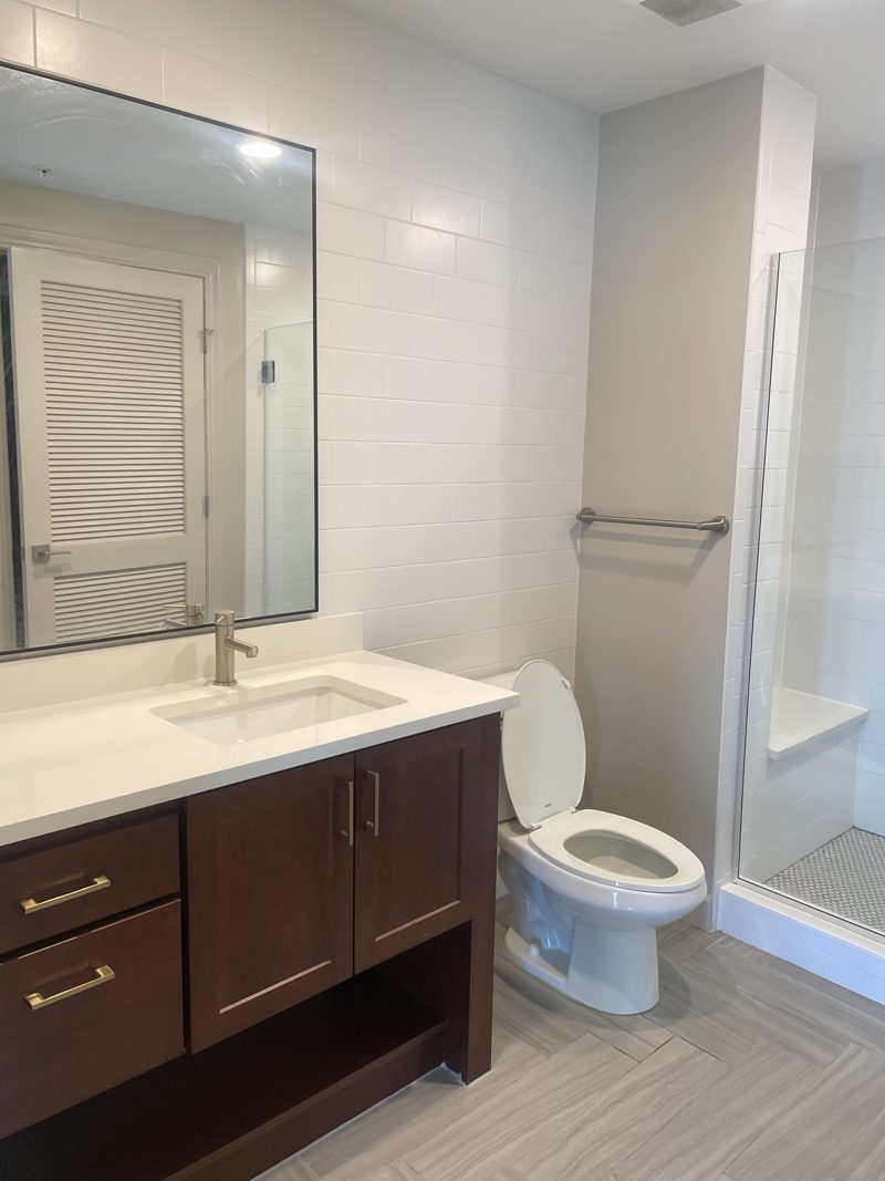 Make ready interior on a multifamily unit turn