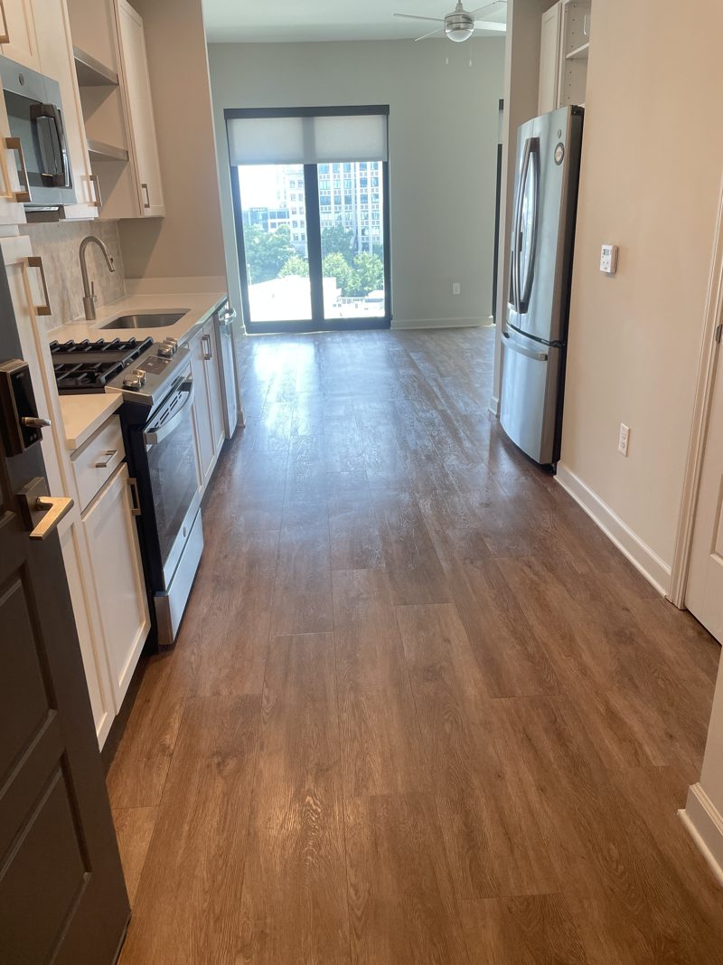Make ready interior on a multifamily unit turn